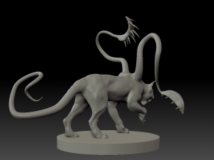 panther sneaks up 3d 3D Принт Модель