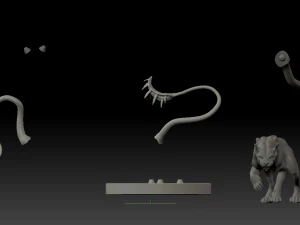 panther sneaks up 3d 3D Print Model