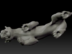 panther sneaks up 3d 3D Print Model