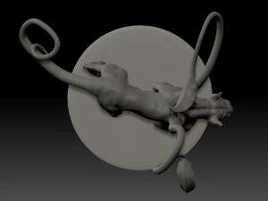 panther sneaks up 3d 3D Print Model