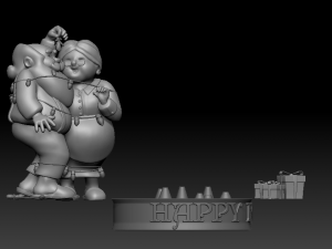 grandparents Modèles 3D en vedette
