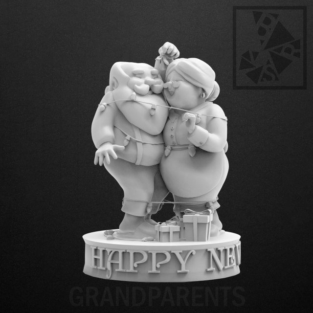 grandparents Modèles 3D en vedette .c4d .max .obj .3ds .fbx .stl .blend 
