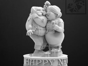 Gro&szlig;eltern 3D Druckmodell