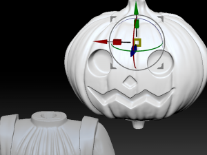 girl with halloween Modelo de Impressão 3D