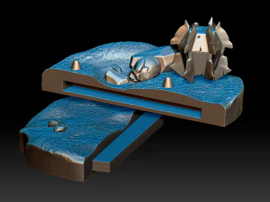 monster 3D Print Model