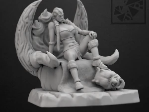 Trollk&ouml;nigin 3D Druckmodell