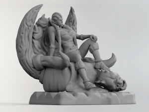 troll queen 3D Baskı Modeli