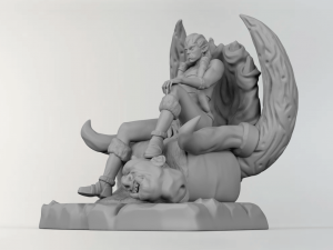 troll queen 3D Baskı Modeli