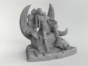 troll queen 3D Baskı Modeli