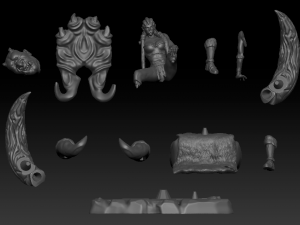 troll queen 3D Baskı Modeli