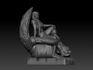 troll queen 3D Baskı Modeli
