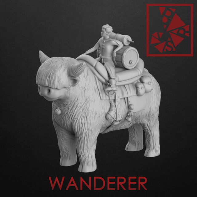 wanderer 1 role characters collection 1 3D Print Model .c4d .max .obj .3ds .fbx .stl .blend 
