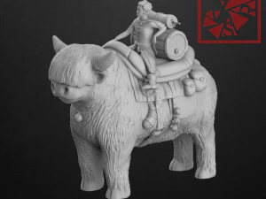 방랑자 1 역할 캐릭터 컬렉션 1 3D 프린트 모델