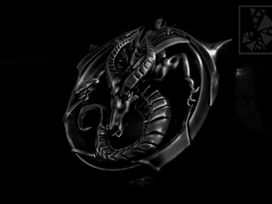 pendant in the shape of a dragon 3D-Druckmodell