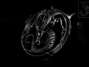 pendant in the shape of a dragon 3D Print Model