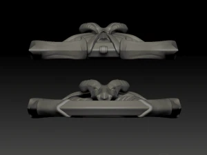 pendant in the shape of a dragon 3D Print Model