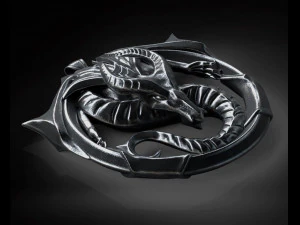 pendant in the shape of a dragon 3D Print Model