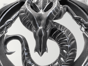 pendant in the shape of a dragon 3D-Druckmodell