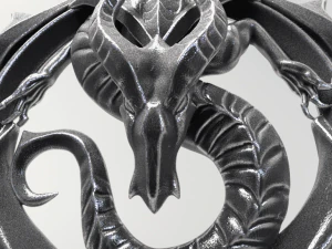 pendant in the shape of a dragon 3D Print Model