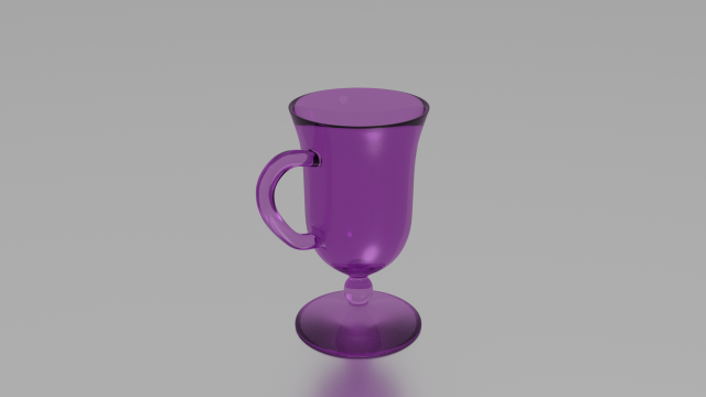 pink glass 3D Модель .c4d .max .obj .3ds .fbx .stl .blend