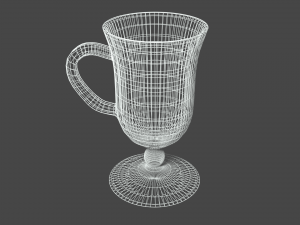 pink glass 3D Модель