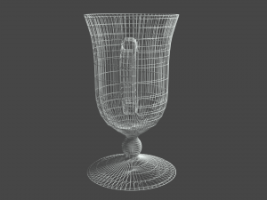 pink glass 3D Модель