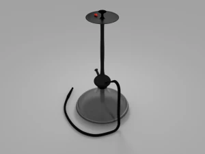 black hookah 3D Model