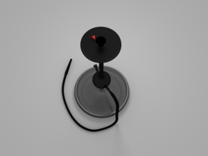 black hookah 3D 模型