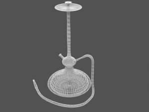black hookah 3D 模型