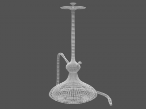 black hookah 3D 模型