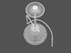 black hookah 3D 模型