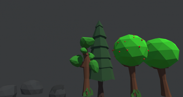 low poly plants 3D मॉडल .c4d .max .obj .3ds .fbx .stl .blend 