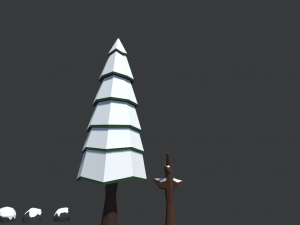 low poly plants 3D मॉडल