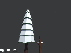 plantas de baja poli Modelo 3D