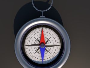 compass 3Dモデル