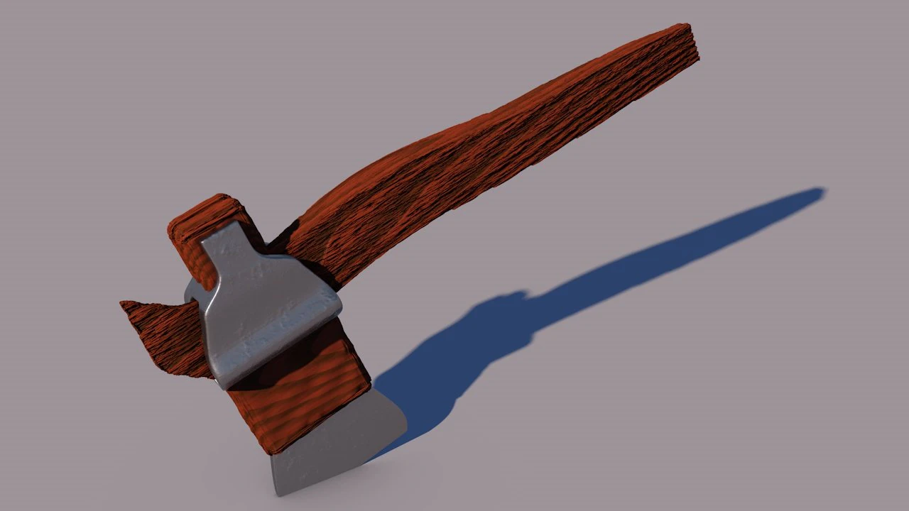 hacha Modelo 3D .c4d .max .obj .3ds .fbx .stl .blend 