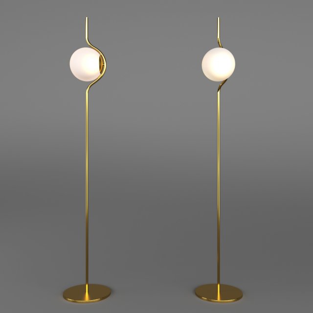 floor lamp le vita Modelo 3D .c4d .max .obj .3ds .fbx .stl .blend 