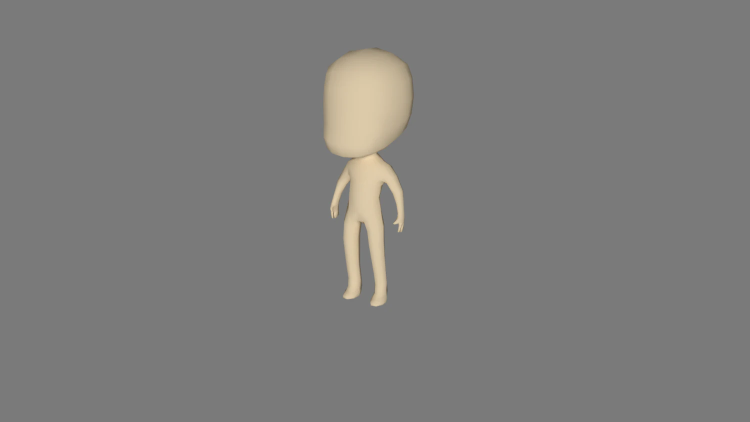 chibi 3d boy 3D Model .c4d .max .obj .3ds .fbx .stl .blend 