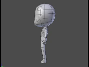 chibi 3d boy 3D Model