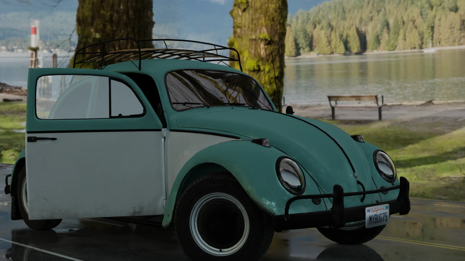 classic car 3D Model .c4d .max .obj .3ds .fbx .stl .blend 