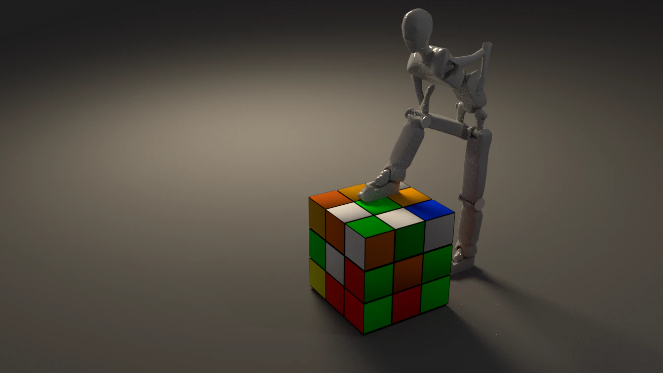 robot 3D Model .c4d .max .obj .3ds .fbx .stl .blend 