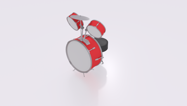 drum 3D Модель .c4d .max .obj .3ds .fbx .stl .blend 
