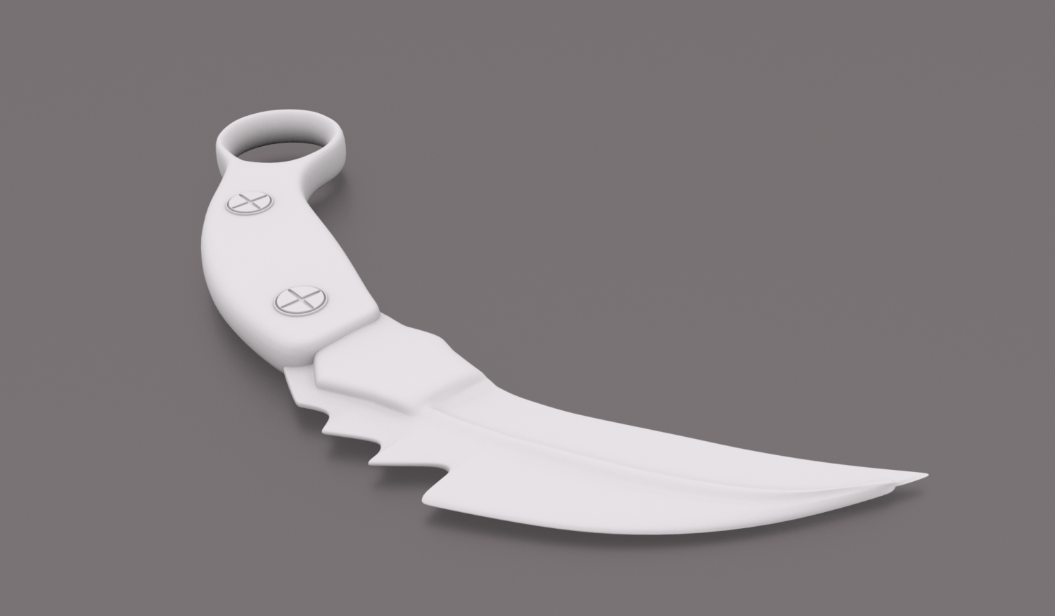 3d hand paint knife 3D Model in Other 3DExport