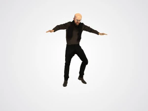 human 3d viz art critic architect rigged 3D Model