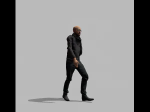 human 3d viz art critic architect rigged 3D Model