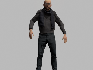 human 3d viz art critic architect rigged 3D मॉडल