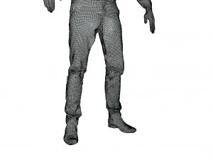 human 3d viz art critic architect rigged 3D Model