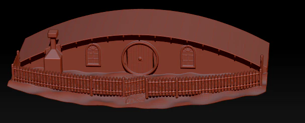 casa fantasiosa 3D Model .c4d .max .obj .3ds .fbx .stl .blend 