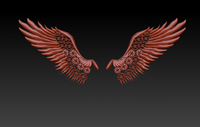 asas robiticas Model 3D .c4d .max .obj .3ds .fbx .stl .blend 