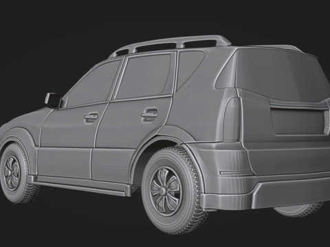 Ssanyongfbx Modèle 3D